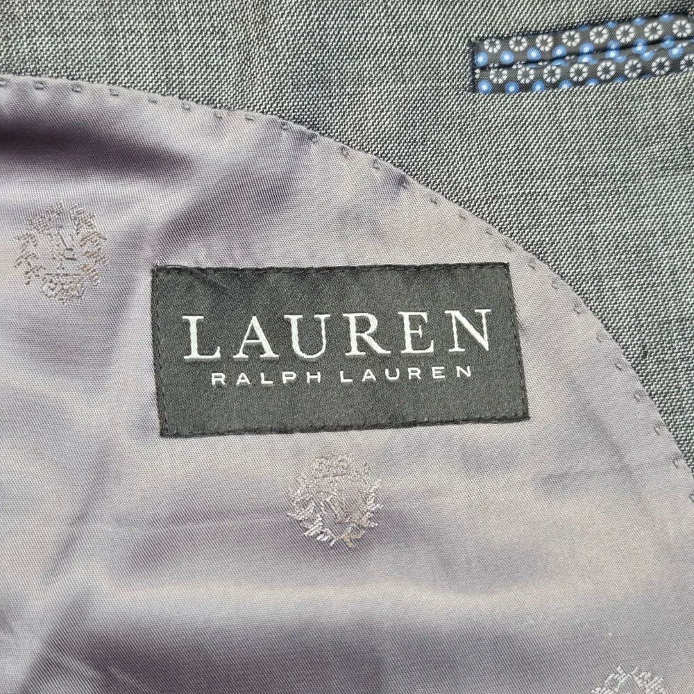 Lauren Ralph Lauren Men's Classic Gray Suit Jacket Blazer 42R